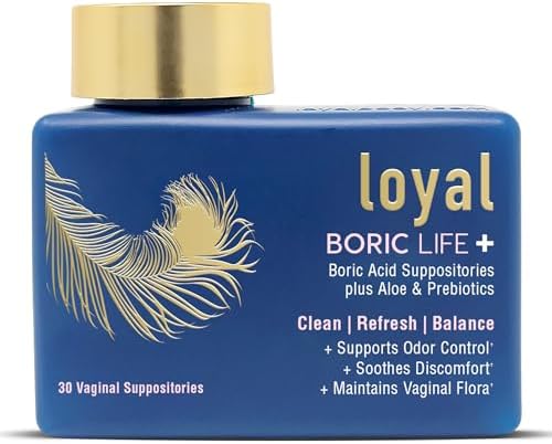 Loyal Boric Life Plus - Supositorios de Ácido Bórico con Aloe y FOS - Control de Olores y Alivio de Incomodidad - Mantiene Flora Intima - Hecho en - imagen 1