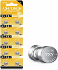 Baterías de botón TXY 10 piezas AG4 Alcalinas 377A 377 LR626 SR626SW 20mAh de larga duración para juguetes, controles y cámaras - imagen 1