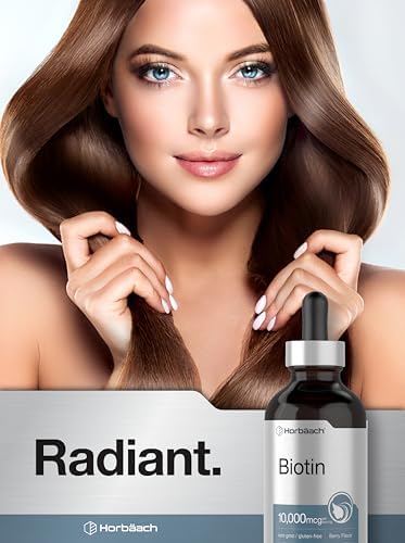 Gotas Líquidas de Biotina Horbäach 10000mcg | 120 ml | Sabor a Baya | Suplemento Vegetariano, Sin OGM y Sin Gluten - imagen 6