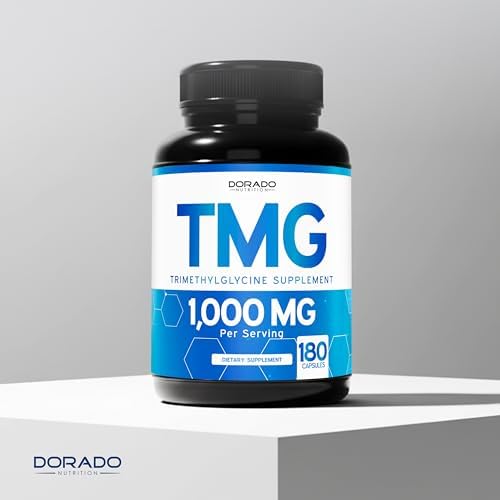 Suplemento de Trimetilglicina TMG 1,000mg por Porción (Suministro de 3 Meses) - Control de Homocisteína - Betaína Anhidra - Vegano, Tercera Parte - imagen 5