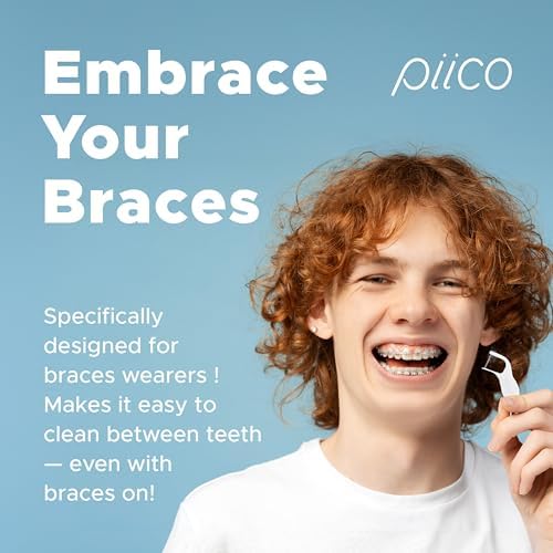 Hilo Dental Ortodóntico Piico, Palillos para Brackets, Irrompibles y Resistentes al Desgarro, Refil de 50 Piezas - imagen 3