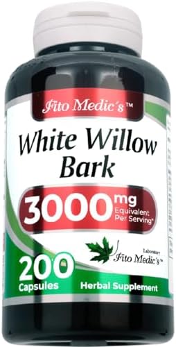 Suplemento de Corteza de Sauce Blanco FITO MEDIC'S Lab, Extracto de Sauce Blanco, 180 Cápsulas - imagen 4
