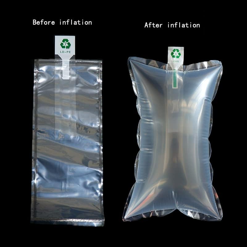 Bolsas de aire para embalaje, 100 piezas de cojines inflables de 4x8 pulgadas, material de empaque para envío y relleno de cajas - imagen 8