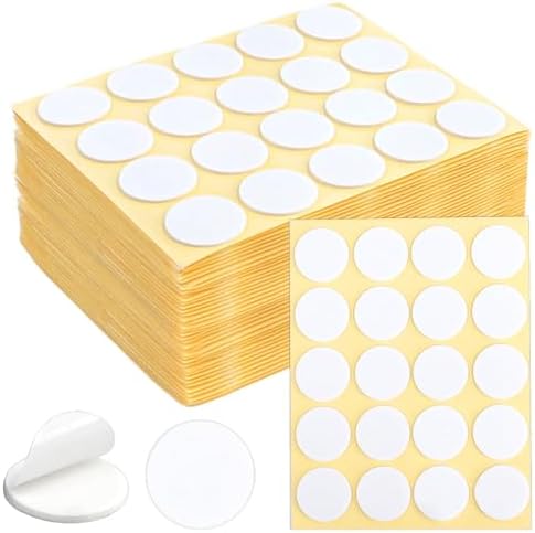 ZNBSIXP 400PCS Etiquetas Adhesivas para Mechas de Velas, Dots de Espuma Doble Cara Resistentes al Calor - Fijas en Cera Caliente para Kit de - imagen 1