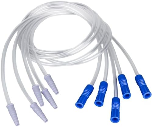 VWJ 5 Piezas de Tubo de Extensión para Bolsa de Drenaje Urinario, 36 Tubo Flexible para Catéter, Conector Universal para Sistema de Drenaje - imagen 1