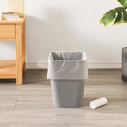 Bolsas de Basura Pequeñas - 108 Piezas, 2.6 Galones, Bolsas para Baño, Oficina, Dormitorio y Cocina, Forros Blancos para Botes de Basura de 2.6 Gal. - imagen 6