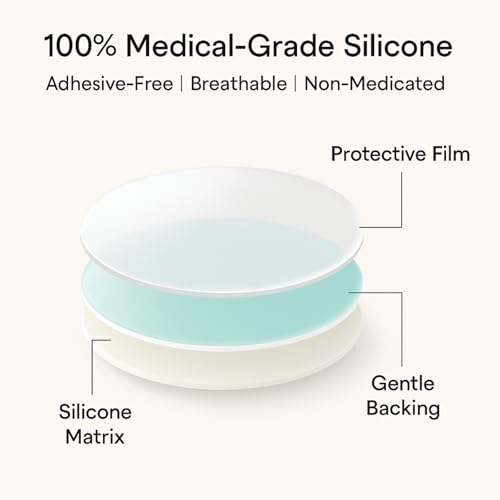 PARCHES PUREEASE para Cicatrices de Acné y Manchas Oscuras – Dots de Silicona No Adhesivos, Suaves para Piel Sensible – Ultra Delgados y - imagen 7