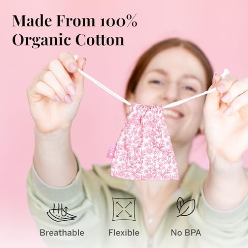Bolsa de Almacenamiento para Copa Menstrual Pixie - Funda Reutilizable de 100% Algodón Orgánico para Copas, Discos y Bolas de Kegel - Mantén tu Copa - imagen 2
