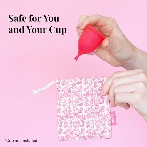 Bolsa de Almacenamiento para Copa Menstrual Pixie - Funda Reutilizable de 100% Algodón Orgánico para Copas, Discos y Bolas de Kegel - Mantén tu Copa - imagen 5