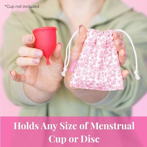 Bolsa de Almacenamiento para Copa Menstrual Pixie - Funda Reutilizable de 100% Algodón Orgánico para Copas, Discos y Bolas de Kegel - Mantén tu Copa - imagen 6