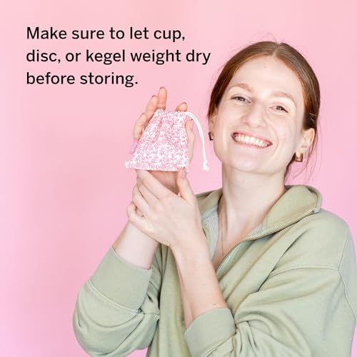 Bolsa de Almacenamiento para Copa Menstrual Pixie - Funda Reutilizable de 100% Algodón Orgánico para Copas, Discos y Bolas de Kegel - Mantén tu Copa - imagen 7