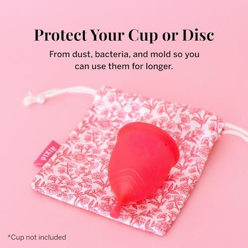 Bolsa de Almacenamiento para Copa Menstrual Pixie - Funda Reutilizable de 100% Algodón Orgánico para Copas, Discos y Bolas de Kegel - Mantén tu Copa - imagen 8