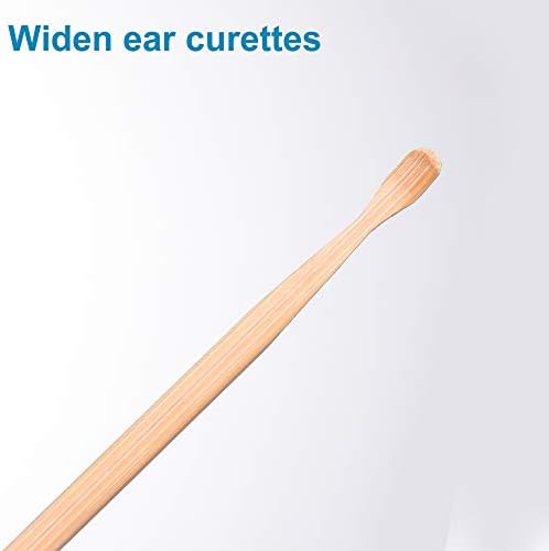 10 Piezas de Palillos de Bambú para Limpiar Oídos, Removedor de Cerumen, Herramienta Colgante para Adultos y Niños - imagen 3