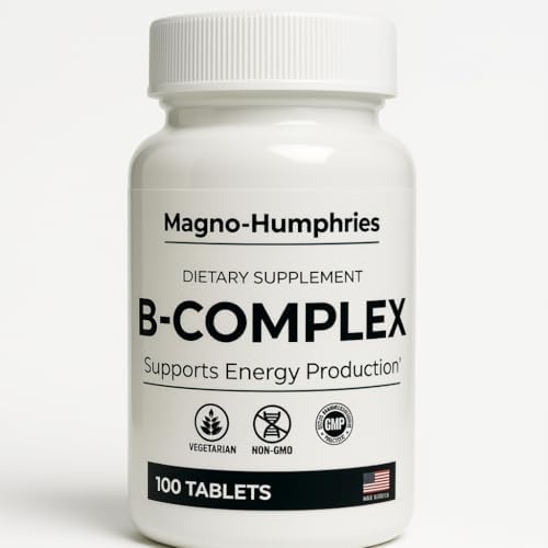 Magno-Humphries Complejo de Vitaminas B - 100 Tabletas | Soporte Energético y Nervioso | Vitaminas B Balanceadas | Suplemento Dietético | 100 Días de - imagen 1