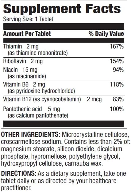 Magno-Humphries Complejo de Vitaminas B - 100 Tabletas | Soporte Energético y Nervioso | Vitaminas B Balanceadas | Suplemento Dietético | 100 Días de - imagen 2
