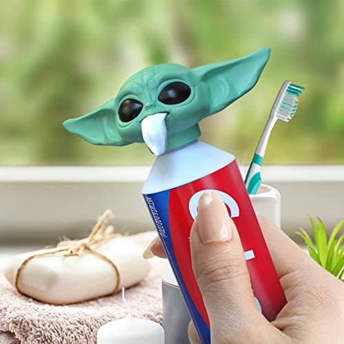 2022 New Baby Y-oda Toothpaste Topper Cap The Mandalorian Y-oda Baby Toothpaste Dispenser for Kids, Star Wars Fans Gift Box - imagen 1