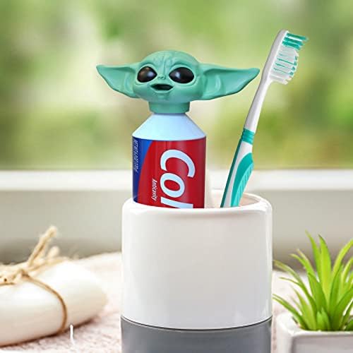 2022 New Baby Y-oda Toothpaste Topper Cap The Mandalorian Y-oda Baby Toothpaste Dispenser for Kids, Star Wars Fans Gift Box - imagen 5