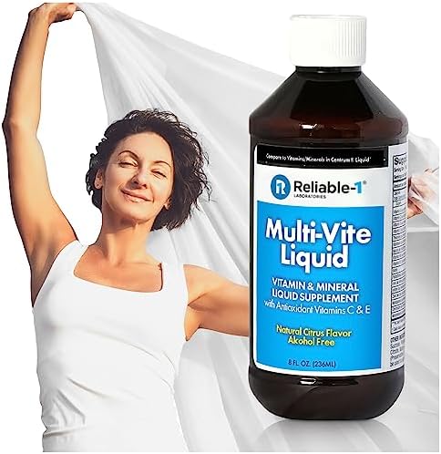 Multi-Vitaminas Líquidas para Adultos Reliable-1 Laboratories | Suplemento Antioxidante para Inmunidad, Metabolismo y Energía | 8 FL.OZ. - imagen 1