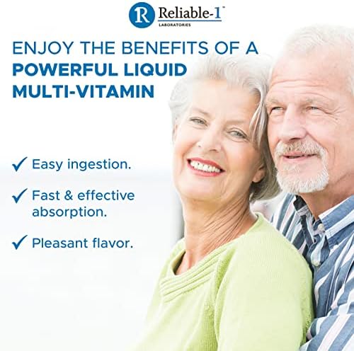 Multi-Vitaminas Líquidas para Adultos Reliable-1 Laboratories | Suplemento Antioxidante para Inmunidad, Metabolismo y Energía | 8 FL.OZ. - imagen 6