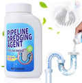 Agente Desatascador de Tuberías Pipeline, Limpiador de Drenaje 350ml, Poderoso Polvo Limpiador para Cocina y Baño, Herramienta de Limpieza Rápida - imagen 1