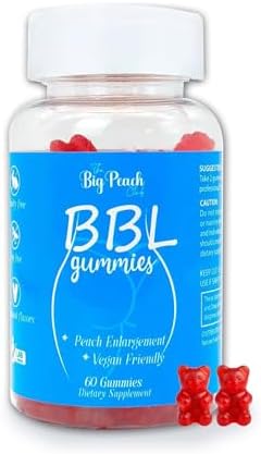 Gomitas BBL para Mujeres - Soporte de Crecimiento de Durazno con Colágeno, Mezcla Herbal y Biotina, Multivitamínicos Veganos para Curvas Naturales - imagen 1