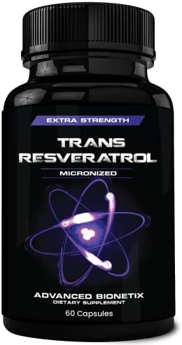 Suplemento de Resveratrol Trans Micronizado Advanced Bionetix 2X Potencia. 1200mg por 2 Cápsulas. Fórmula Antioxidante de Alta Absorción para - imagen 1