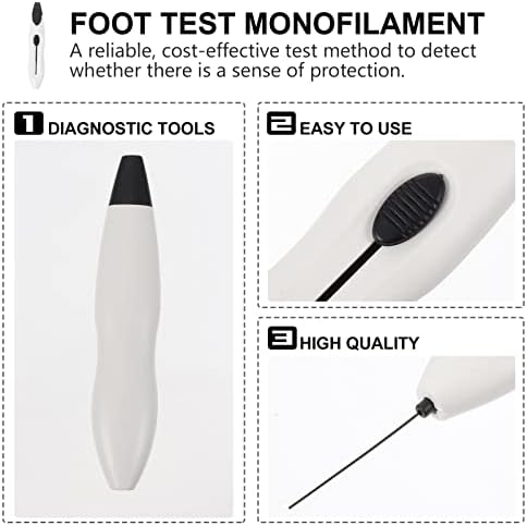 Juego de 12 Plumas Monofilamento para Prueba de Neuropatía, Pluma Retráctil de 10g para Diabéticos, Probe de Contacto para Piel y Nervios - imagen 5