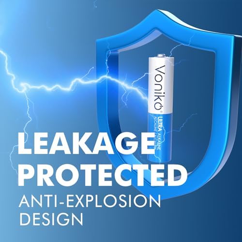 Baterías AAA Voniko 36 Piezas - Baterías Alcalinas Triple A - Ultra Duraderas, a Prueba de Fugas 1.5v - Vida Útil de 10 Años - imagen 3