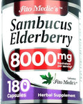 Suplemento de Saúco FITO MEDIC'S Lab, Saúco Negro Sambucus, 180 Cápsulas - imagen 1