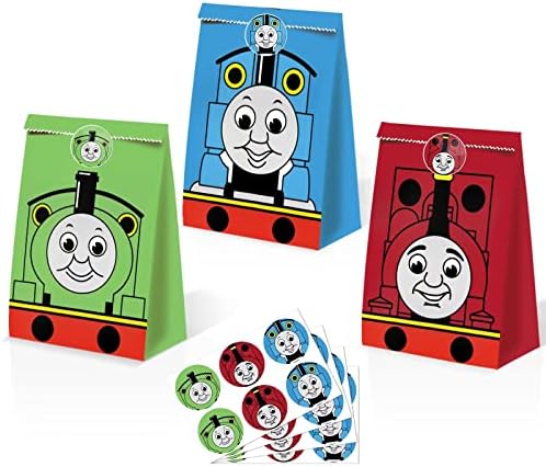 Bolsas de Caramelo WQT de 24 Piezas - Recuerdos para Fiesta de Tren y Suministros para Cumpleaños - Bolsas de Regalo - imagen 1
