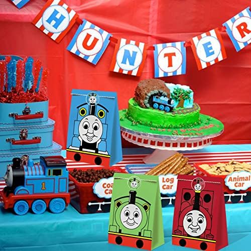 Bolsas de Caramelo WQT de 24 Piezas - Recuerdos para Fiesta de Tren y Suministros para Cumpleaños - Bolsas de Regalo - imagen 2