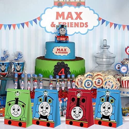 Bolsas de Caramelo WQT de 24 Piezas - Recuerdos para Fiesta de Tren y Suministros para Cumpleaños - Bolsas de Regalo - imagen 3