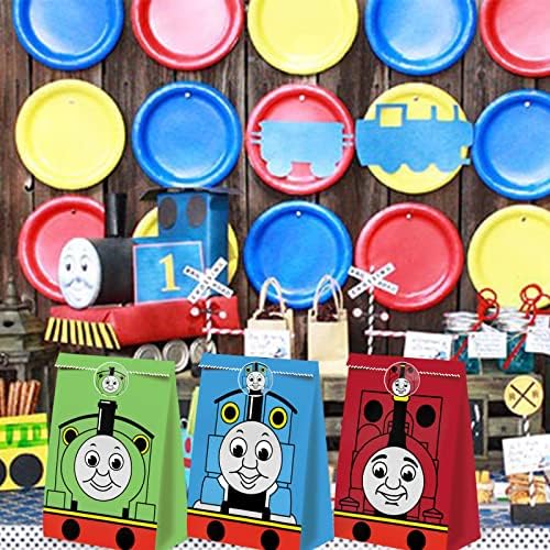 Bolsas de Caramelo WQT de 24 Piezas - Recuerdos para Fiesta de Tren y Suministros para Cumpleaños - Bolsas de Regalo - imagen 6