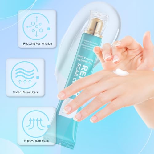 Crema Reparadora de Cicatrices para Hombres y Mujeres - 2 Piezas, Suavizante y Firmeza para Cicatrices Quirúrgicas - imagen 2