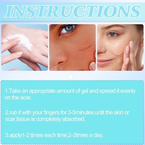 Crema Reparadora de Cicatrices para Hombres y Mujeres - 2 Piezas, Suavizante y Firmeza para Cicatrices Quirúrgicas - imagen 5
