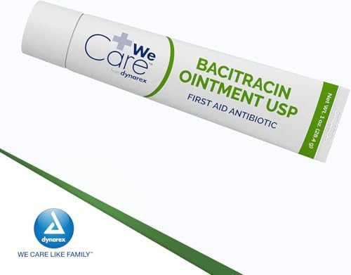 Ungüento Tópico Dynarex Bacitracina USP - Suministros para el Cuidado de Heridas - Para Cortes, Raspones y Quemaduras - 2 Tubos de 1 oz. - imagen 7