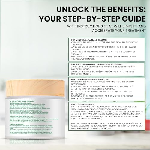 Crema de Yam Silvestre HATMIMOS, 2oz, Orgánica para Balance Hormonal, Apoyo en Perimenopausia y Menopausia, Sin Fragancia, para Todo Tipo de Piel - imagen 6
