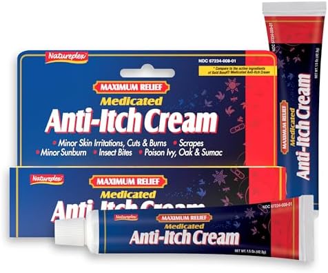 Crema Medicada Anti-Picazón Natureplex Maximum Relief 1.5oz (Paquete de 2) – Alivio Rápido para Erupciones, Picaduras, Quemaduras de Sol, Cortes, - imagen 2