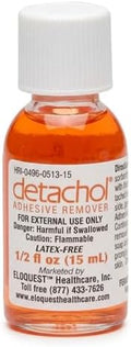 Desengrasante Detachol – Botella de 15mL para la Remoción Segura y Fácil de Adhesivos Médicos, Vendas y Cinta para la Piel – Sin Alcohol ni Acetona – - imagen 1