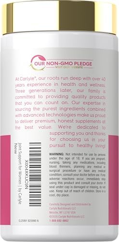 Carlyle Soporte Articular para Mujeres | 60 Cápsulas Blandas | Complejo con Omega-3 y Péptidos de Colágeno | Sin OGM, Sin Gluten - imagen 3