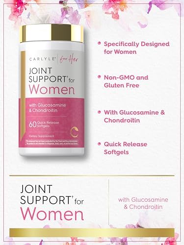 Carlyle Soporte Articular para Mujeres | 60 Cápsulas Blandas | Complejo con Omega-3 y Péptidos de Colágeno | Sin OGM, Sin Gluten - imagen 4