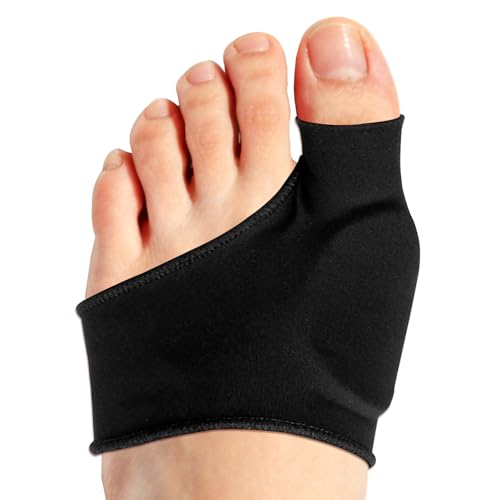 Mangas de Alivio para Juanetes TEAWOO - 2 Piezas, Corrector de Juanete para Hombre y Mujer, Almohadillas de Gel y Enderezador para Soporte de Hallux - imagen 1