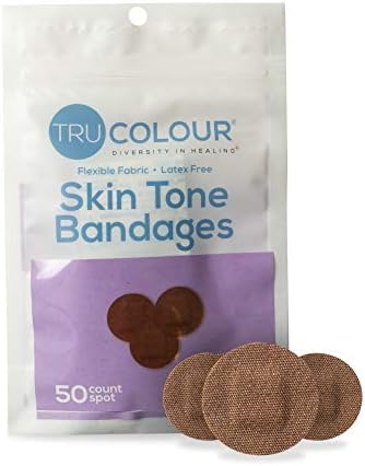 Tiras Adhesivas Tru-Colour en Tonos de Piel, Bolsa Reutilizable (50 Piezas) - Flexibles, Impermeables y Sin PFAS, Protegen Ampollas y Granitos - - imagen 1