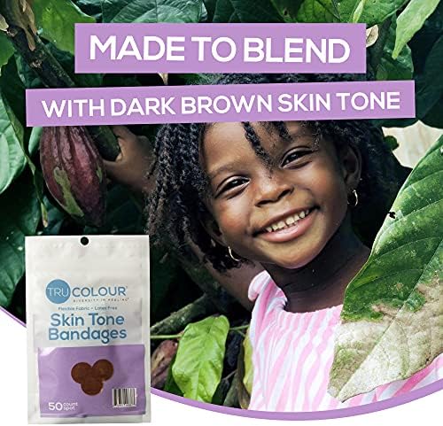 Tiras Adhesivas Tru-Colour en Tonos de Piel, Bolsa Reutilizable (50 Piezas) - Flexibles, Impermeables y Sin PFAS, Protegen Ampollas y Granitos - - imagen 4