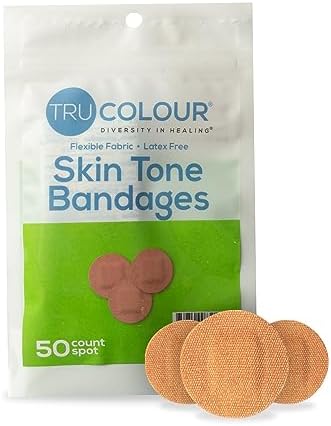 Tiras Adhesivas Tru-Colour en Tonos de Piel, Bolsa Reutilizable (50 Piezas) - Flexibles, Impermeables y Sin PFAS, Protegen Ampollas y Granitos - - imagen 7