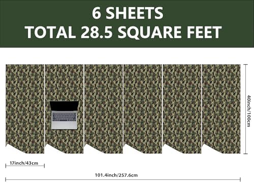 Papel de Regalo Dtiafu Camuflaje - Rollos para Cumpleaños para Hombres y Niños - Diseño Clásico de Camo - Total de 28.5 pies cuadrados - imagen 4