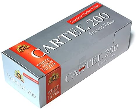 Tuberías de Cigarrillos Cartel Filtradas de Carbón - 200 Piezas, 84mm - imagen 2