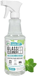 Limpiador de Vidrios Mighty Mint, Sin Amoníaco, Spray Sin Rayas para Ventanas, Pantallas, Estufas y Baños, Aroma Natural a Menta, 16oz - imagen 1