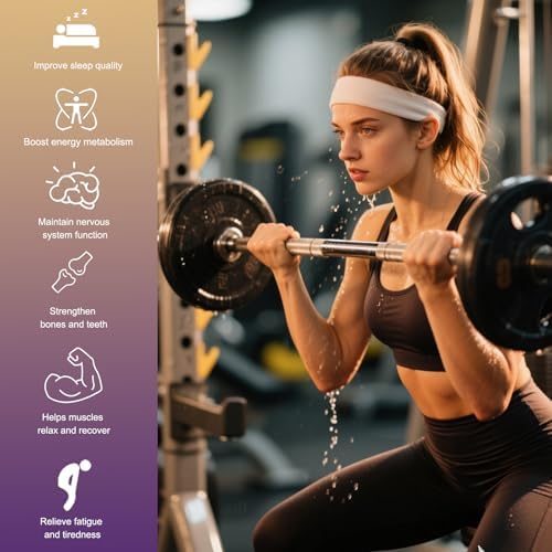 Complejo de Magnesio 12 en 1 para Mujeres y Hombres: 700mg de Glicinato de Magnesio con Citrato, Malato y Taurato - Suplemento Vegano de Alta - imagen 3