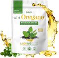 Cápsulas Puouoo 2 en 1 de Aceite de Orégano - Aceite de Orégano con Aceite de Semilla Negra, Suplemento Herbal con Carvacrol | 300 Cápsulas - - imagen 1